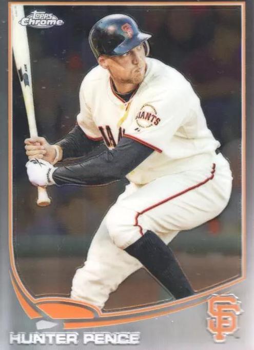 Hunter Pence #2 Baseball Cards 2013 Topps Chrome