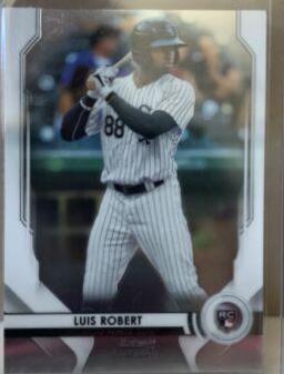 Luis Robert #BSR-80 Baseball Cards 2020 Bowman Sterling