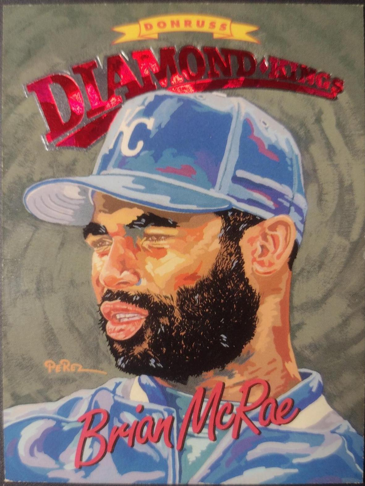 Brian McRae #DK-12 Baseball Cards 1994 Donruss Diamond Kings