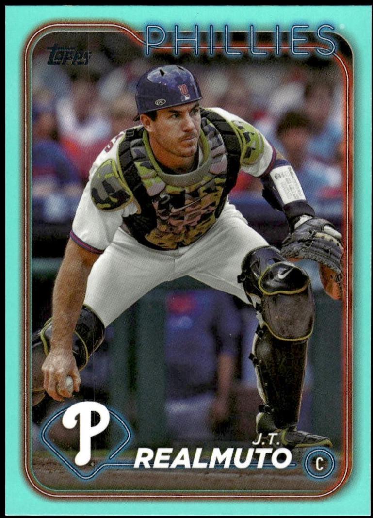 J.T. Realmuto [Aqua] (2024 Topps)