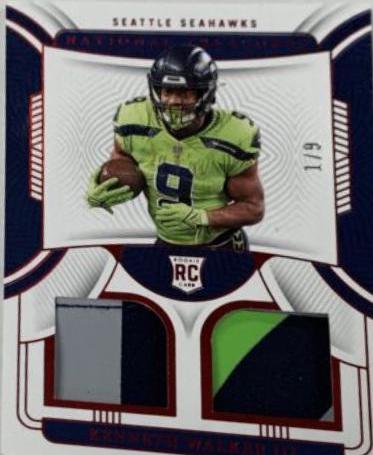 1of1 nfl kenneth walker Ⅲ seahawks auto Kenneth Walker III Autographed Seattle Seahawks (FLASH Alternate