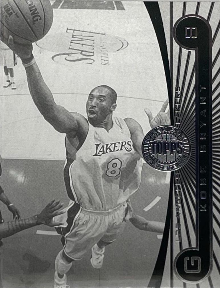 Kobe Bryant #20 Basketball Cards 2005 Topps First Row Black & White