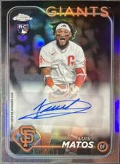 Luis Matos [Refractor] #AC-LM Baseball Cards 2024 Topps Chrome Update Autograph Prices