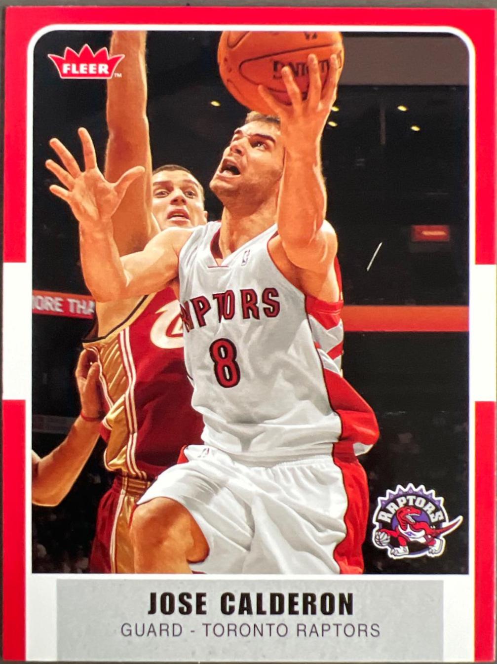 Jose Calderon #20 2007 Fleer Basketball
