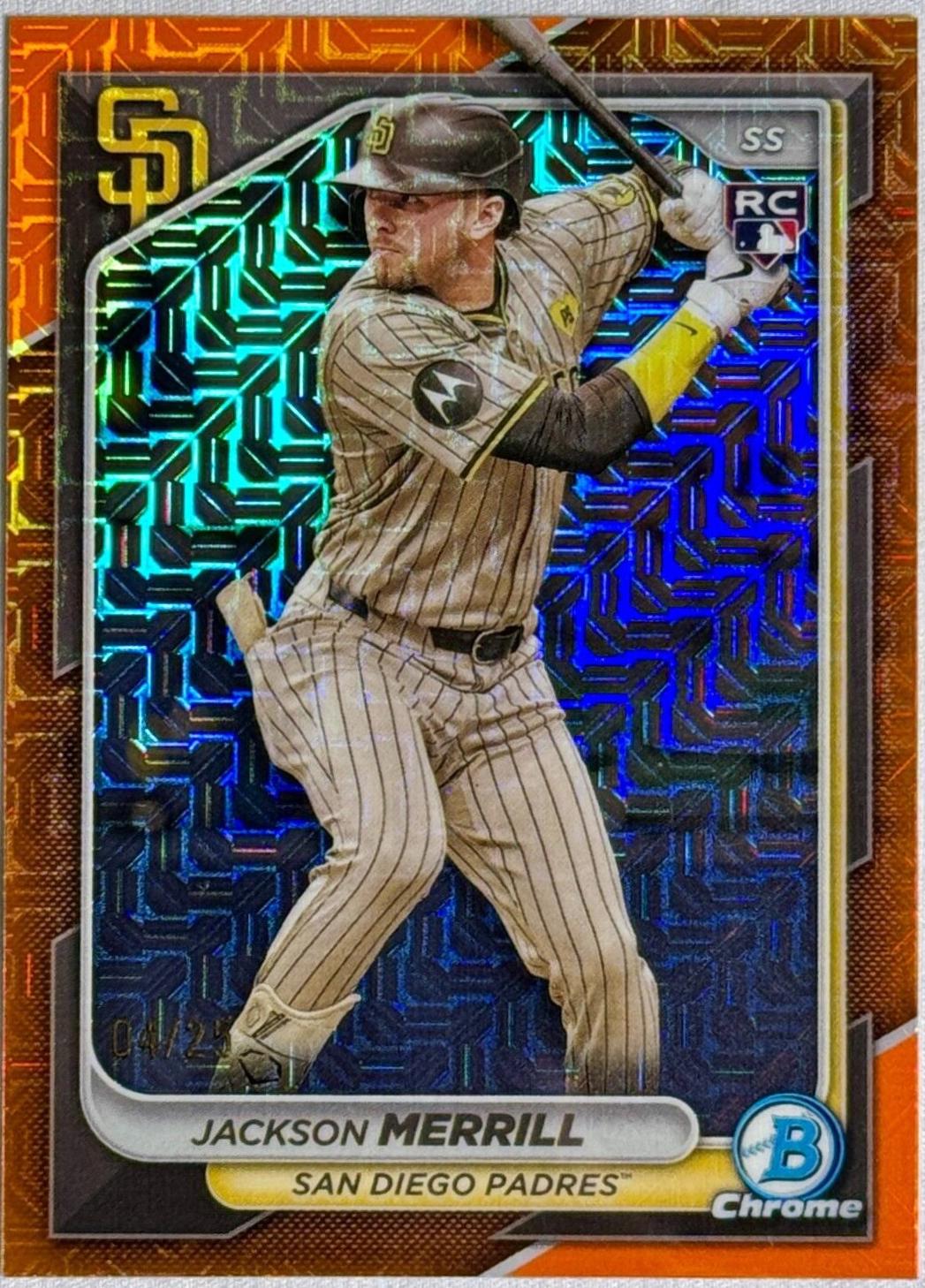 Jackson Merrill [Orange Mojo Refractor] #27