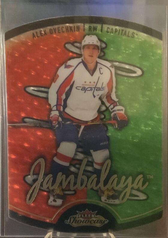 Alexander Ovechkin #37 Hockey Cards 2013 Fleer Showcase Jambalaya