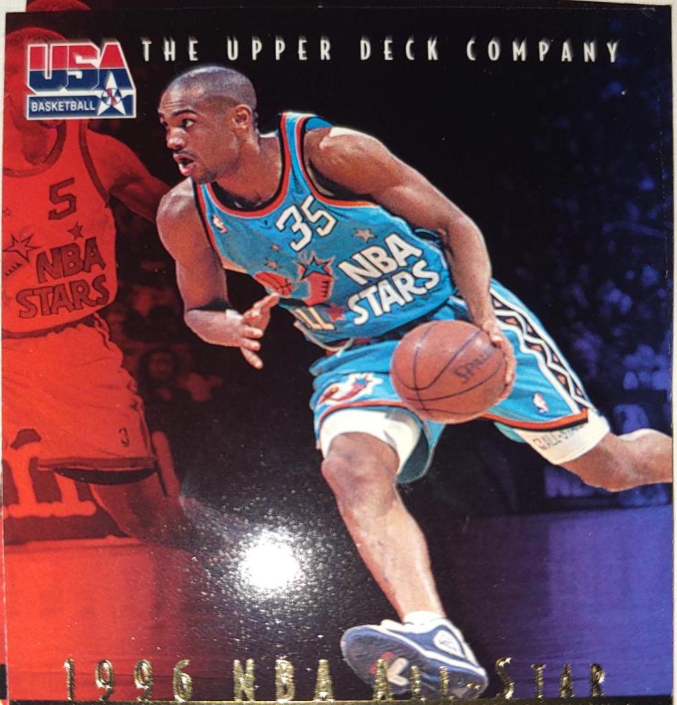Grant Hill #7 Basketball Cards 1996 Upper Deck USA