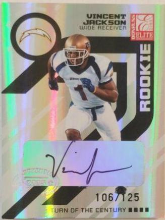 Vincent Jackson #199 2005 Panini Donruss Elite Football