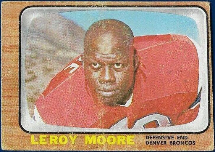 Leroy Moore #41 Football Cards 1966 Topps