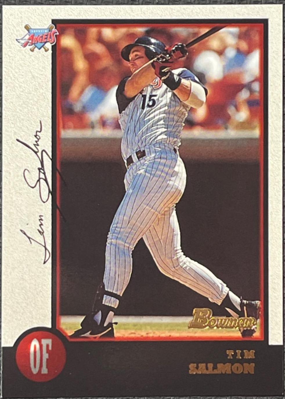 Tim Salmon #27 Baseball Cards 1998 Bowman
