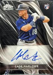 Cade Marlowe #CBA-CMA Baseball Cards 2024 Topps Chrome Black Autograph Prices