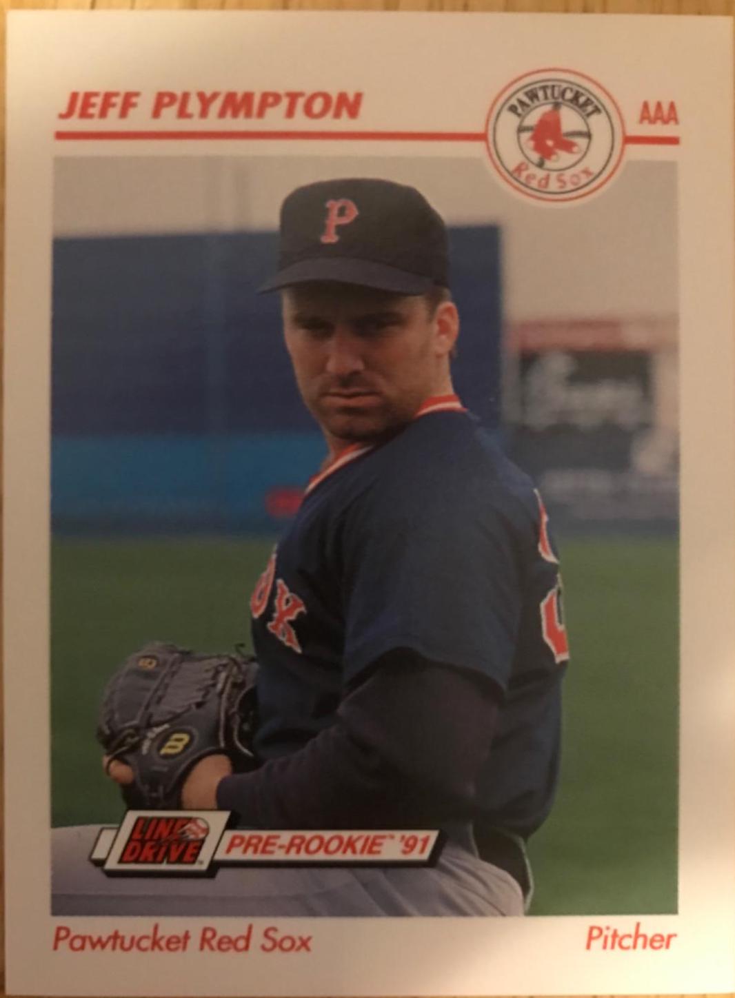Jeff Plympton #366 1991 Line Drive AAA Baseball