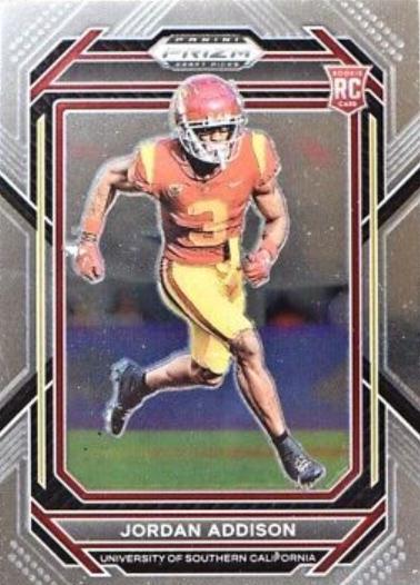 Jordan Addison #136 Football Cards 2023 Panini Prizm Draft Picks