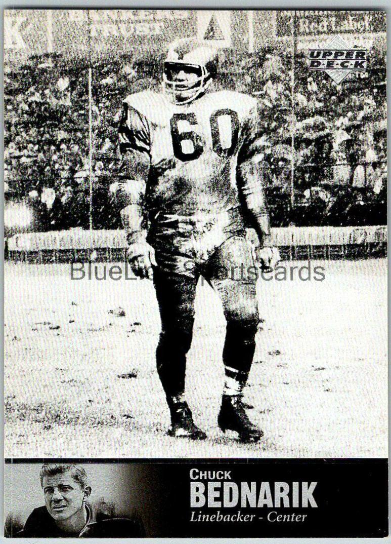 Chuck Bednarik #22 Football Cards 1997 Upper Deck Legends