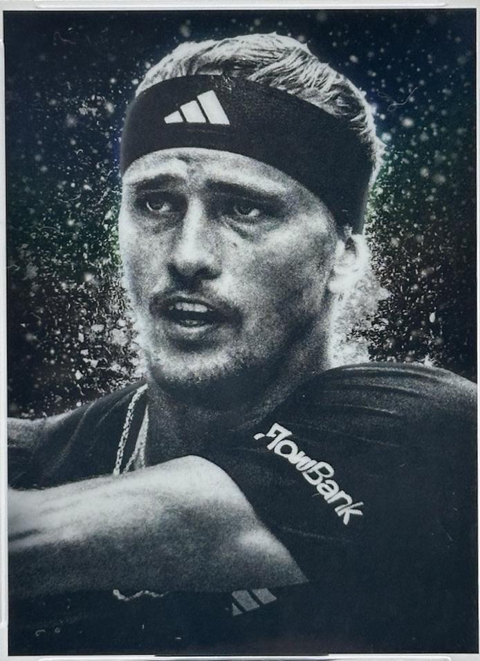 Alexander Zverev #II-AZ Tennis Cards 2024 Topps Graphite Intricate Images
