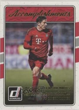 Robert Lewandowski #6 Soccer Cards 2016 Panini Donruss Accomplishments