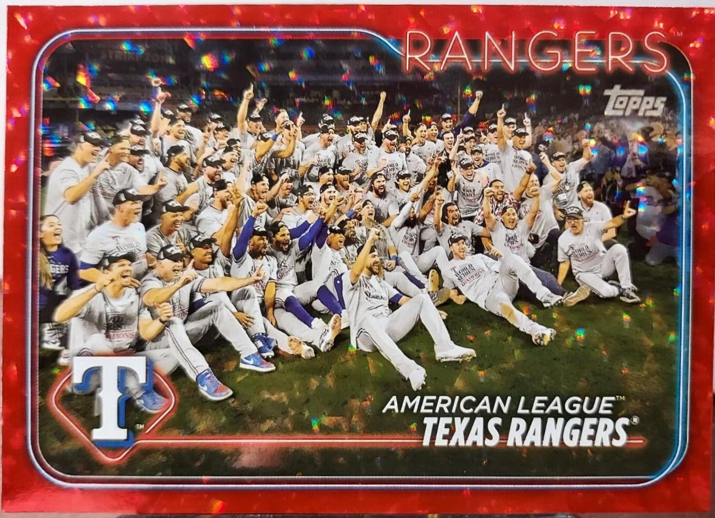 Texas Rangers [Red Foil] #498 Prices | 2024 Topps | Baseball Cards