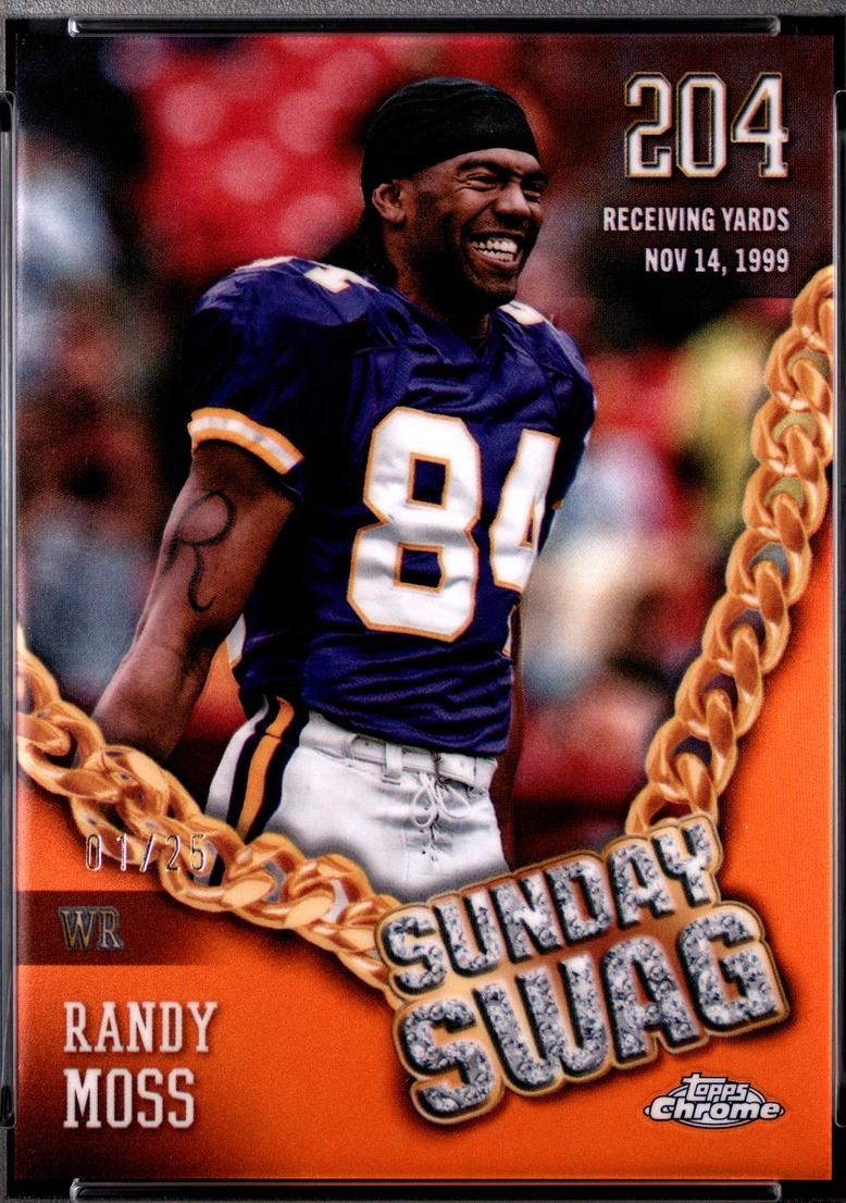 Randy Moss [Orange Refractor] #SS-11