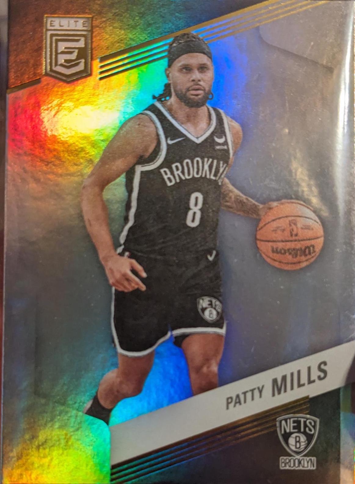 Patty Mills #3 Basketball Cards 2022 Panini Donruss Elite
