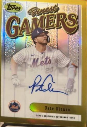 Pete Alonso [Autograph] #116 Baseball Cards 2023 Topps Finest Flashbacks