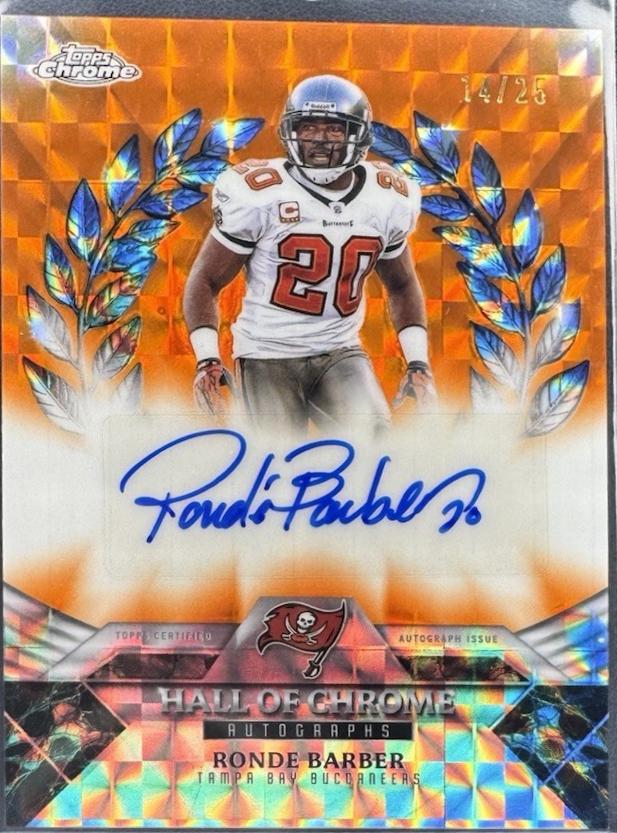 Ronde Barber [Orange] #HOCA-RB