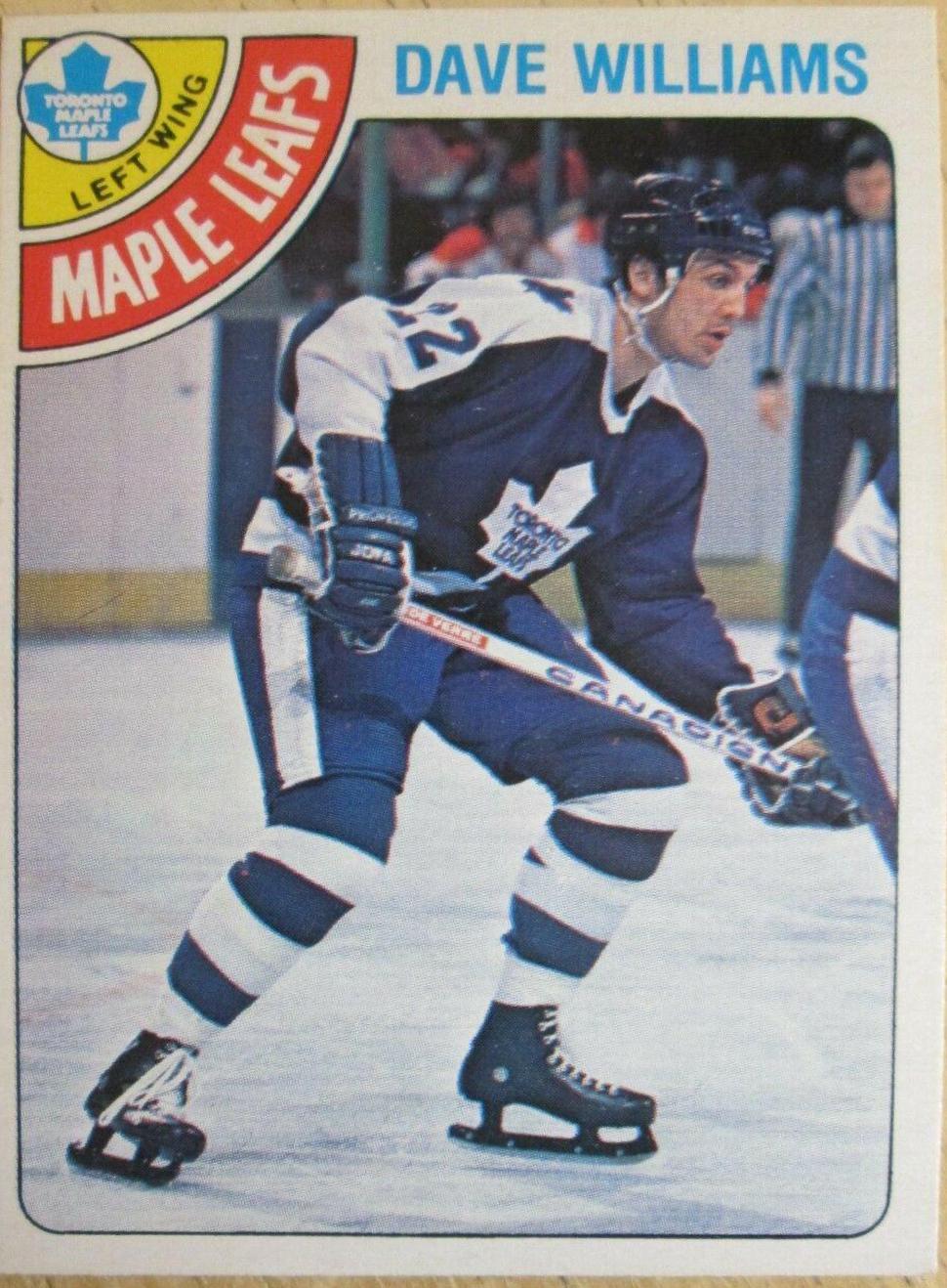 Dave Williams #359 Hockey Cards 1978 O-Pee-Chee