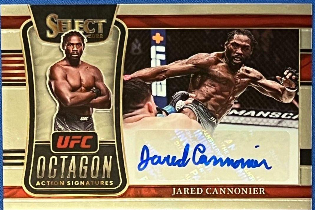 Jared Cannonier #OA-JCN Prices | 2022 Panini Select UFC Octagon