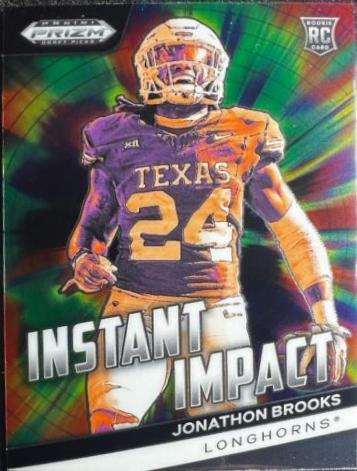 Jonathon Brooks #II-JB Football Cards 2024 Panini Prizm Draft Picks Instant Impact