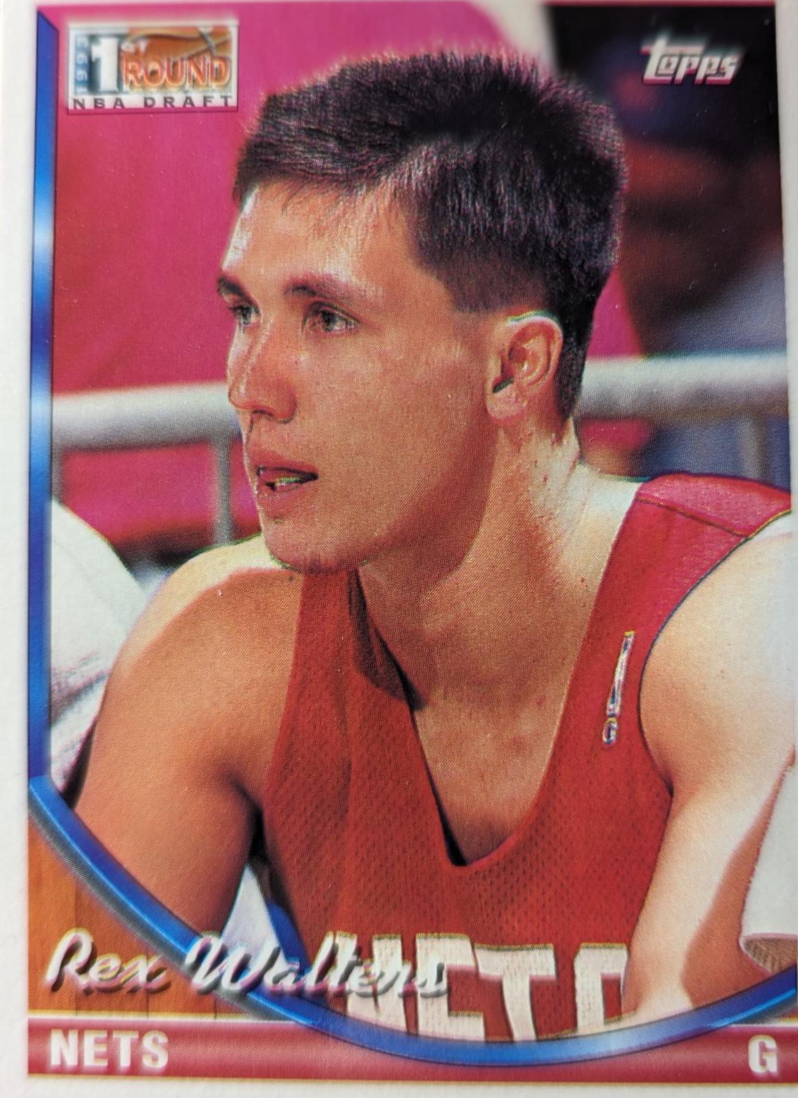 Rex Walters #40 Basketball Cards 1993 Topps