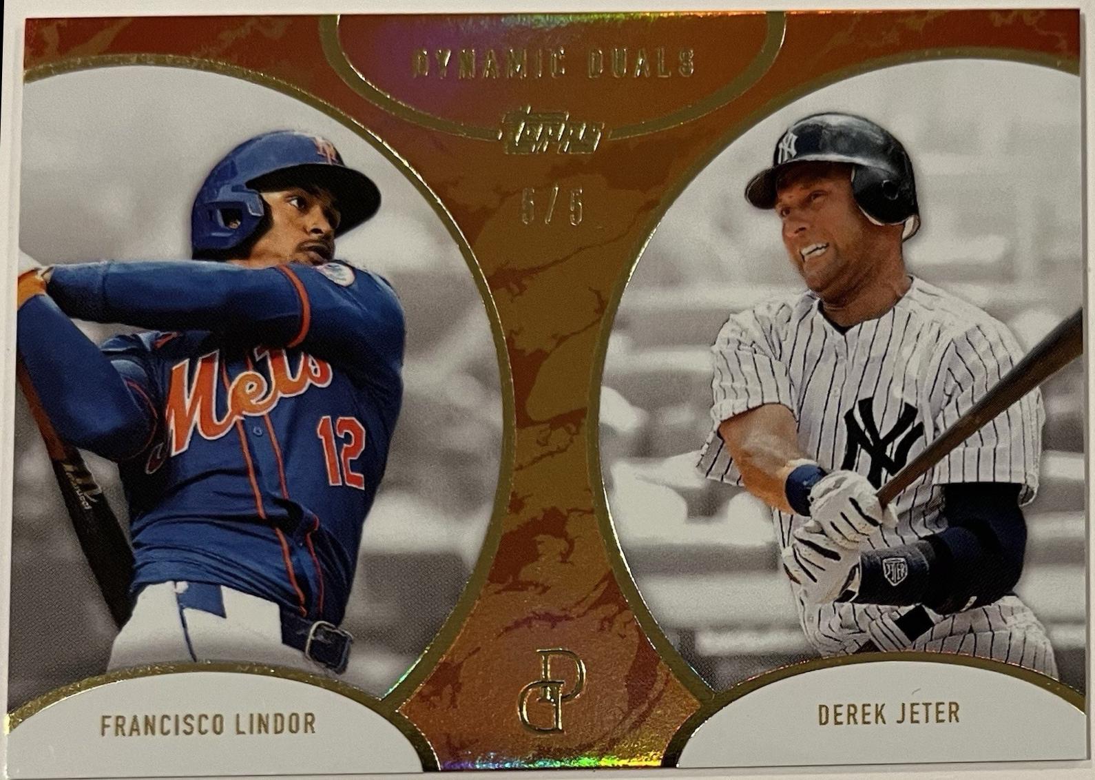 Francisco Lindor / Derek Jeter [Orange] #39