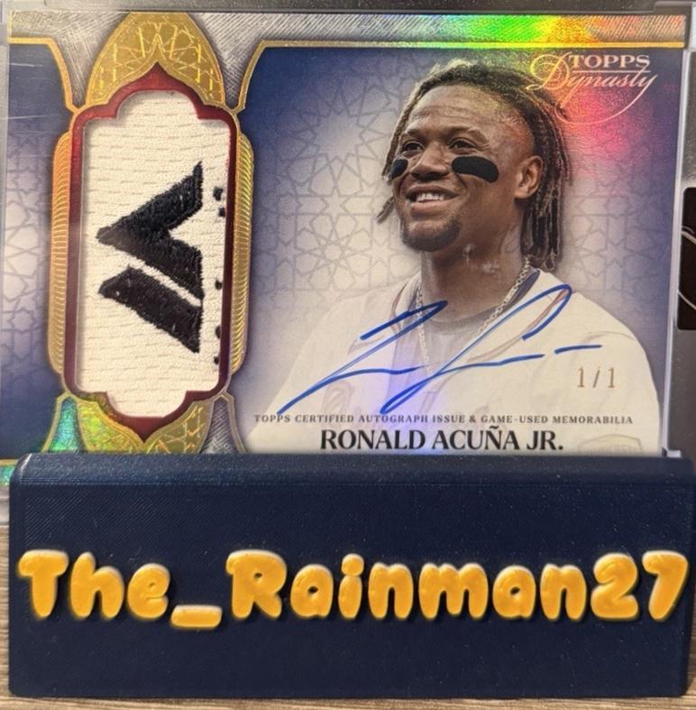 Ronald Acuna Jr. #DAP-RA2 2025 Topps Dynasty Autograph Patch Baseball