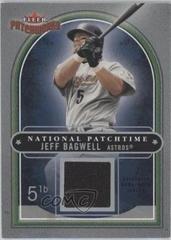 Jeff Bagwell #NP/JB Baseball Cards 2004 Fleer Patchworks National Patchtime Prices