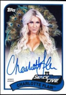 Charlotte Flair #A-CF Wrestling Cards 2018 Topps WWE Heritage Autographs