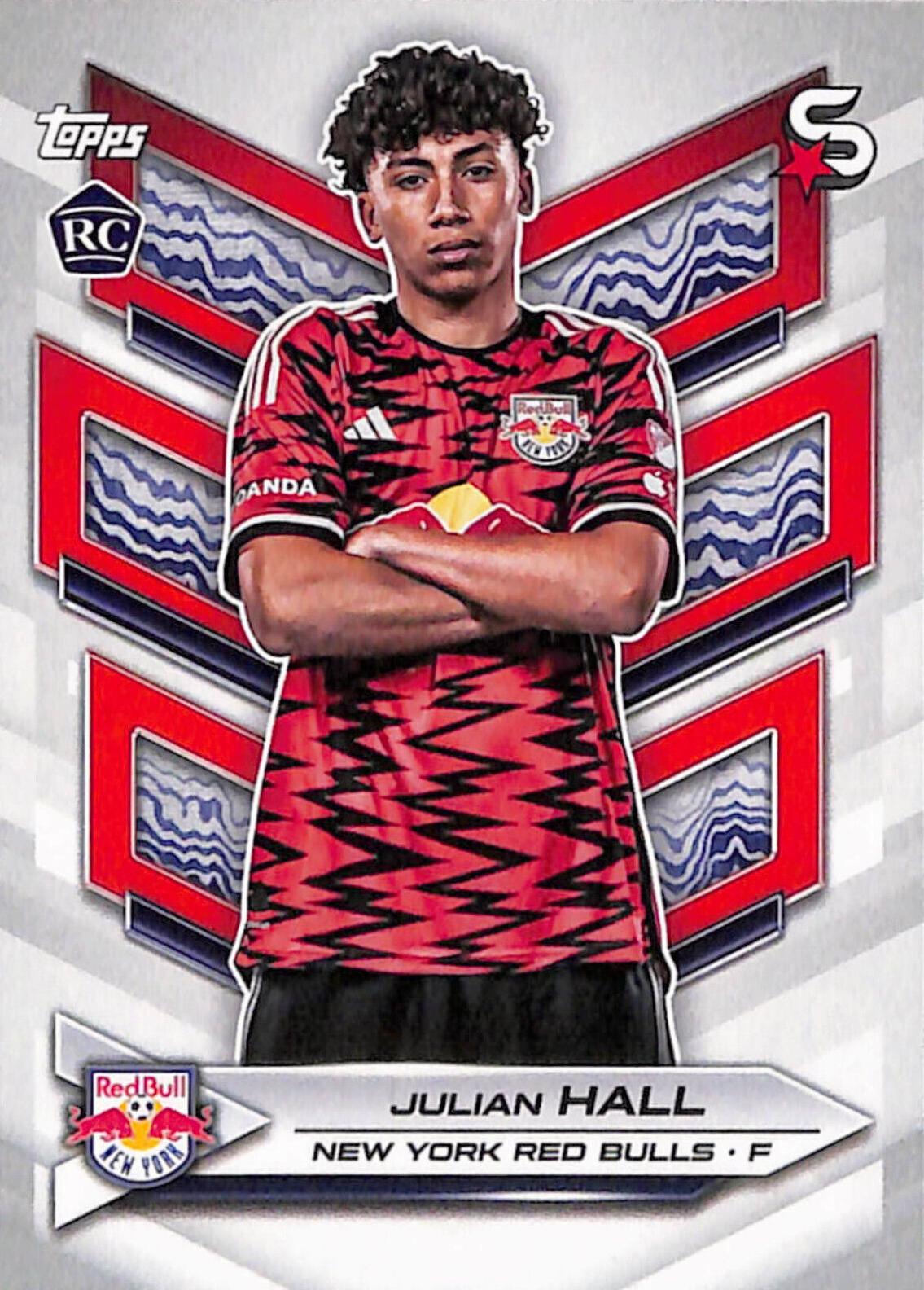 Julian Hall #172 Soccer Cards 2024 Topps Superstars MLS