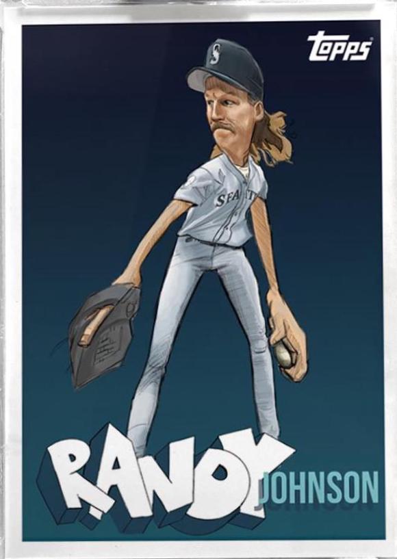 Randy Johnson #40 2021 Topps Project 70 Baseball
