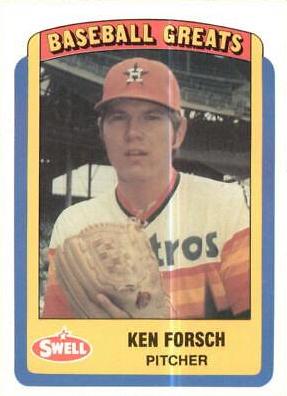 Ken Forsch #37 Baseball Cards 1990 Swell Greats