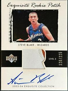 Steve Blake Autograph Patch