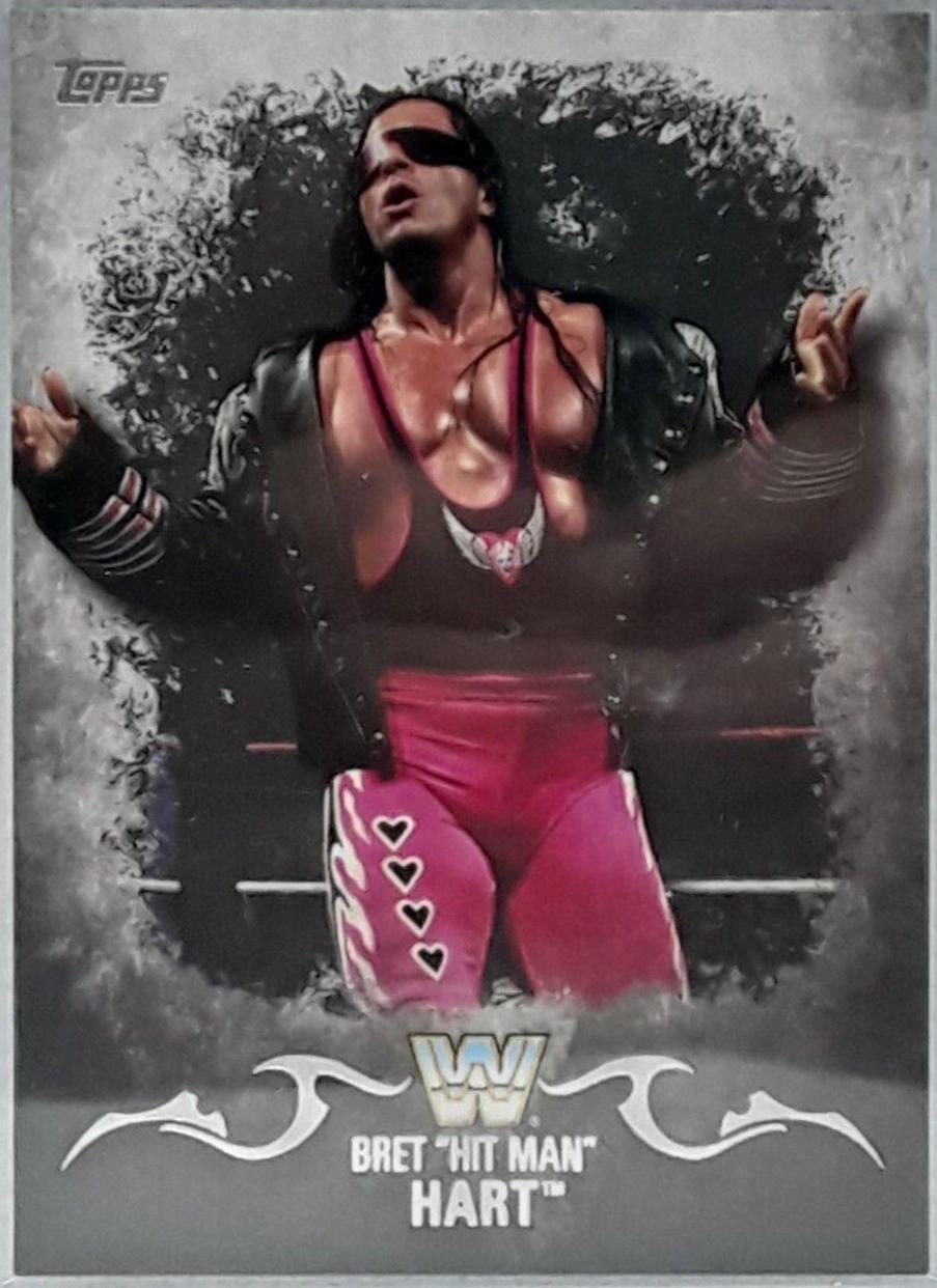 Bret Hit Man Hart #49 Wrestling Cards 2016 Topps WWE Undisputed