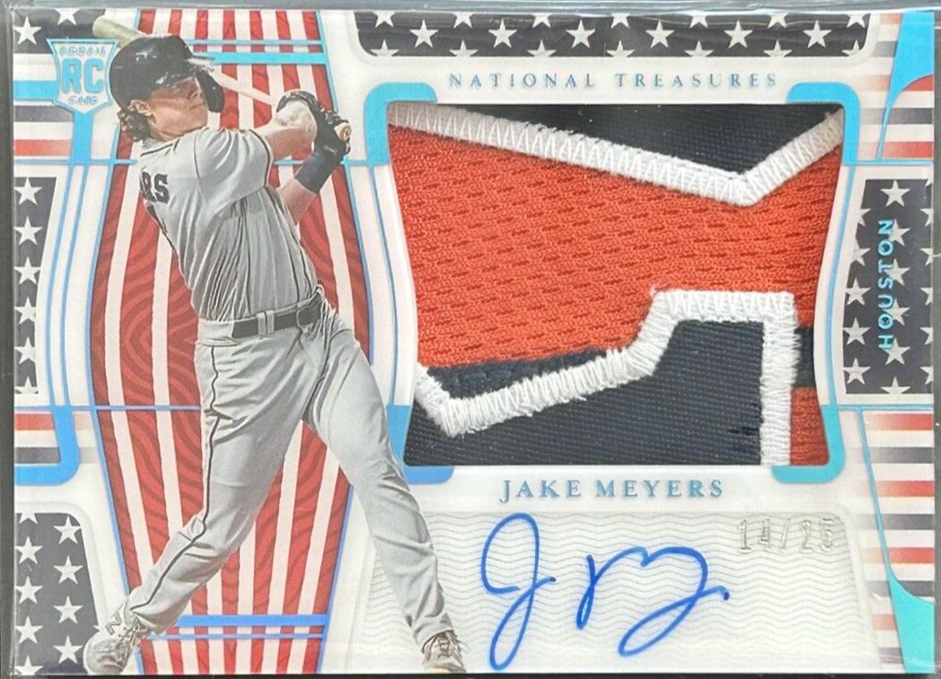 Jake Meyers [Material Signature Stars and Stripes] #117