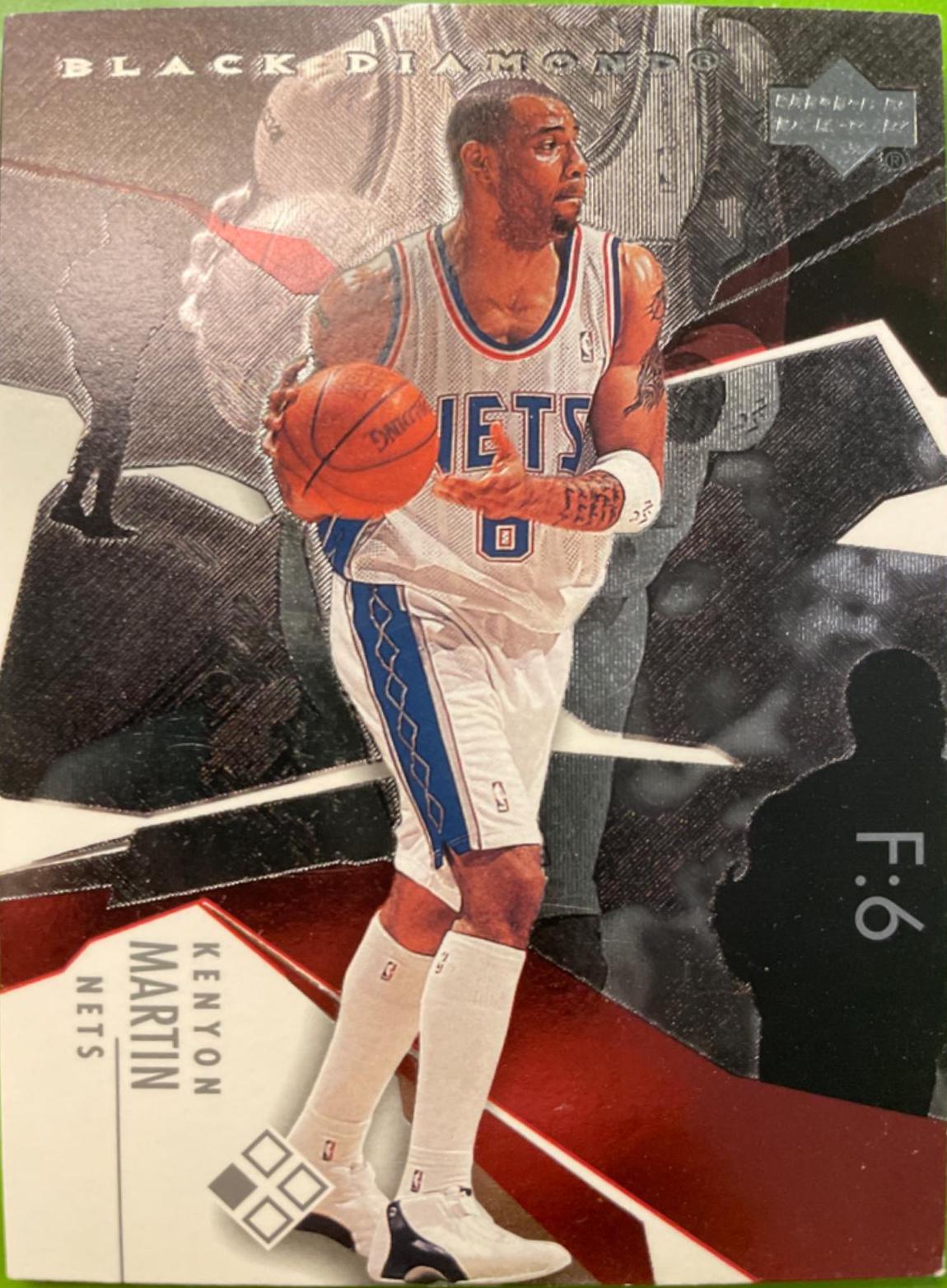Kenyon Martin #6 Basketball Cards 2003 Upper Deck Black Diamond