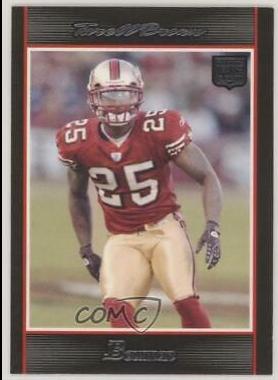 Tarell Brown #275 2007 Bowman Football