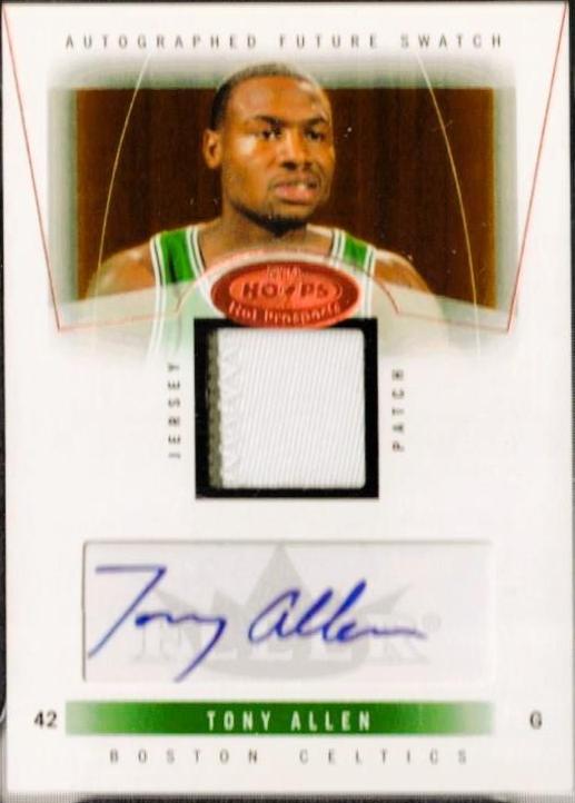 Tony Allen #88 Basketball Cards 2004 Hoops Hot Prospects