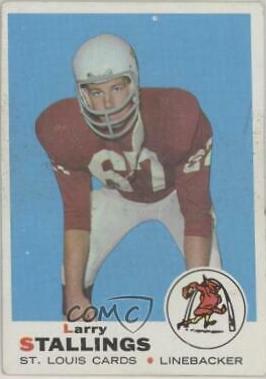Larry Stallings #134 Football Cards 1969 Topps