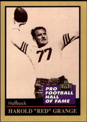 Red Grange #49 Football Cards 1991 Enor Pro HOF