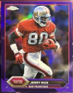 Jerry Rice [Purple Refractor] #17