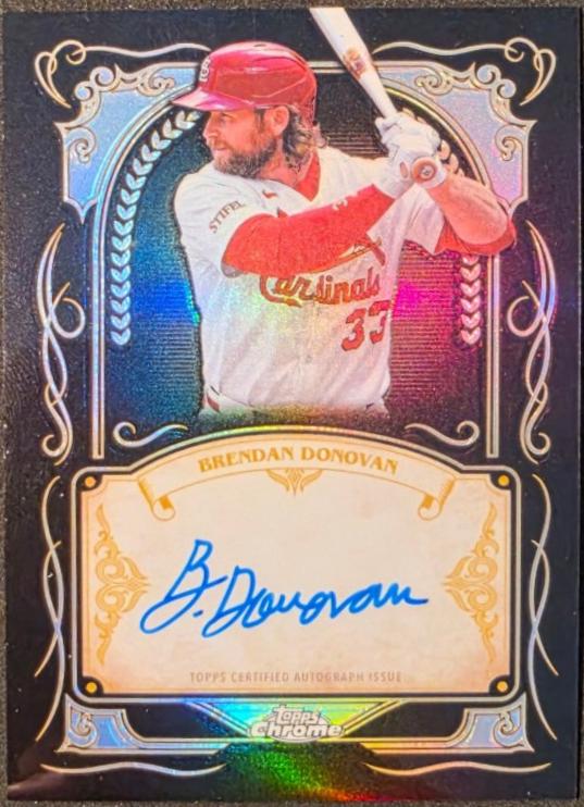 Brendan Donovan #IS-DO 2026 Topps Chrome Baseball Ink Strokes