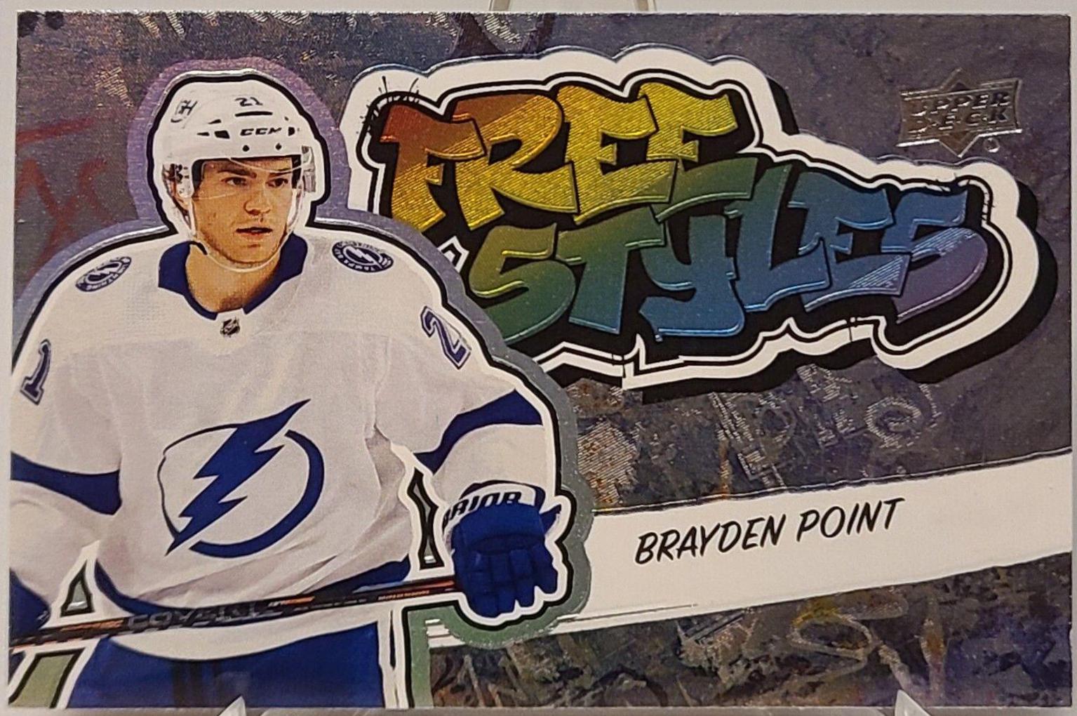 Brayden Point #FS-15 Hockey Cards 2022 Upper Deck Freestyles