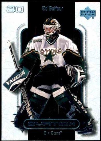 Ed Belfour #20 Hockey Cards 1999 Upper Deck Ovation