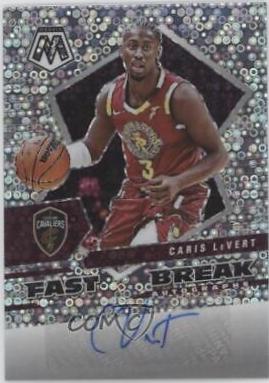 Caris LeVert #FBA-CLV Basketball Cards 2021 Panini Mosaic Autographs Fast Break