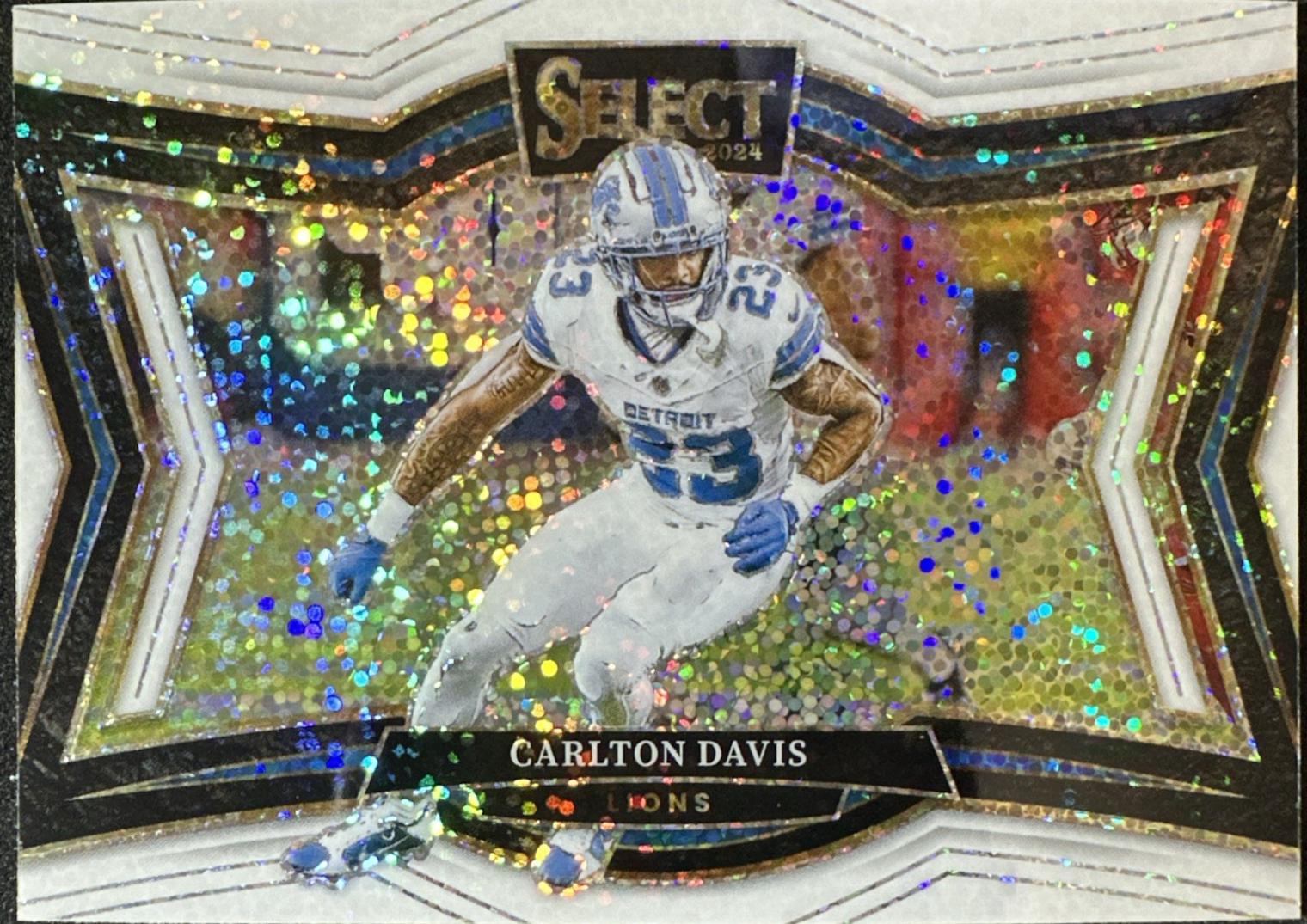 Carlton Davis [White Sparkle Prizm] #416